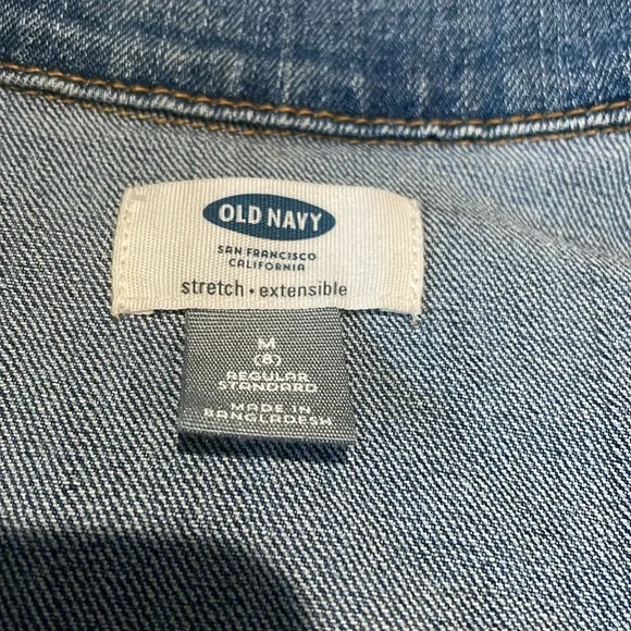 Old navy girls denim jacket. Size medium (8) - Picture 3 of 5